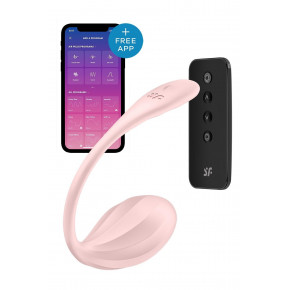 Satisfyer | Вибратор в трусики Satisfyer Ribbed Petal с приложением и пультом, розовый. Цена: 2 550 грн