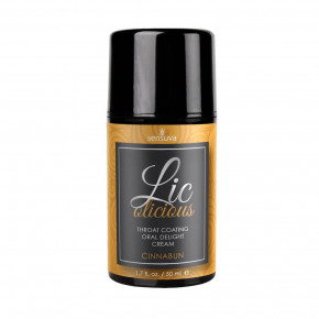 Sensuva | Гель для минета Sensuva - Lic-o-licious Cinnabun (50 мл), маслянистый, без сахара. Цена: 569 грн