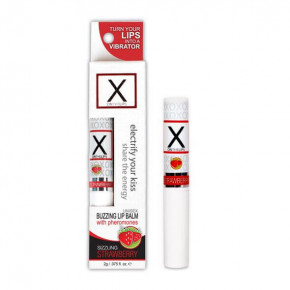Sensuva | Стимулирующий бальзам для губ унисекс Sensuva - X on the Lips Strawberry с феромонами, клубника. Цена: 832 грн