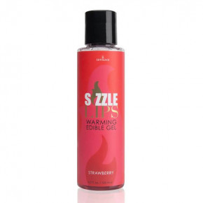 Sensuva | Зігріваючий Масажний Гель - Sizzle Lips Strawberry. Ціна: 689 грн