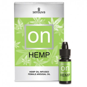 Sensuva | Збудливо Краплі Для Клітора Sensuva - On For Her Hemp Infused Arousal Oil 5 Мл Пом'ята Упаковка. Ціна: 948 грн