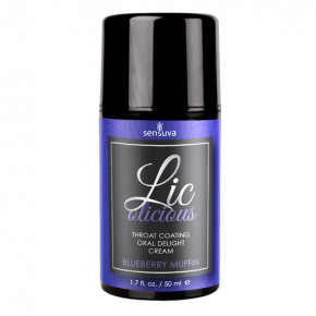 Sensuva | Гель Для Мінету - Lic-O-Licious Blueberry Muffin. Ціна: 585 грн