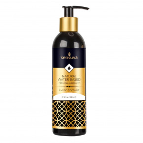Sensuva | Смазка на водной основе Sensuva Natural Water-Based Exotic Coconut (240мл) без глицерина и парабенов. Ціна: 859 грн