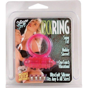 SevenCreations | Эрекционное кольцо - Vibrating Cockring Silicone, розовый. Цена: 345 грн