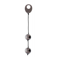 SevenCreations | Шарики вагинальные DOMINO METALLIC BALLS, CHROME BLACK. Цена 976 грн