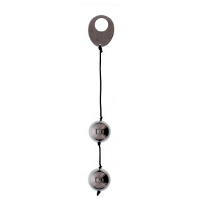 SevenCreations | Кульки Вагінальні Domino Metallic Balls, Chrome Black. Ціна: 976 грн