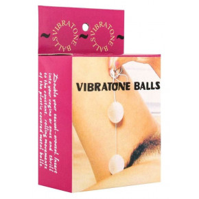 SevenCreations | Вагінальні кульки - Vibratone Balls, слонова кістка. Ціна: 159 грн