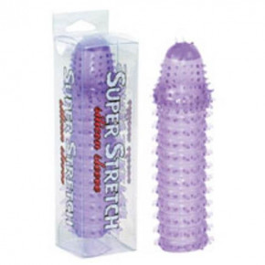 SevenCreations | Насадка на член - Super Lilac Stretch Silicone Sleeve. Цена: 306 грн