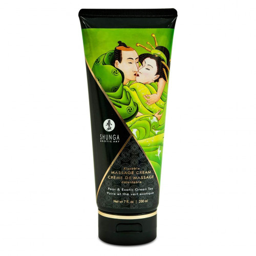Shunga | Съедобный массажный крем KISSABLE MASSAGE CREAM - Pear & Exotic Green Tea (200 мл). Цена 891 грн Shunga | Съедобный массажный крем KISSABLE MASSAGE CREAM - Pear & Exotic Green Tea (200 мл). Цена 891 грн