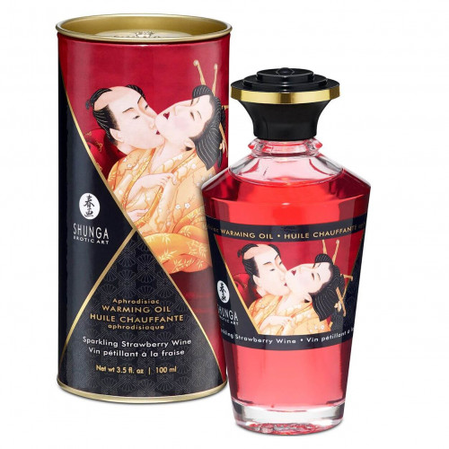 Shunga | Розігріваючу Масло Aphrodisiac Warming Oil - Sparkling Strawberry Wine. Ціна 1053 грн Shunga | Розігріваючу Масло Aphrodisiac Warming Oil - Sparkling Strawberry Wine. Ціна 1053 грн