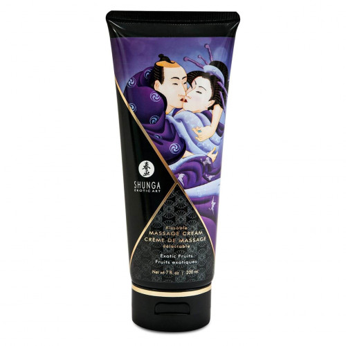 Shunga | Съедобный массажный крем Shunga KISSABLE MASSAGE CREAM - Exotic Fruits (200 мл). Цена 891 грн Shunga | Съедобный массажный крем Shunga KISSABLE MASSAGE CREAM - Exotic Fruits (200 мл). Цена 891 грн