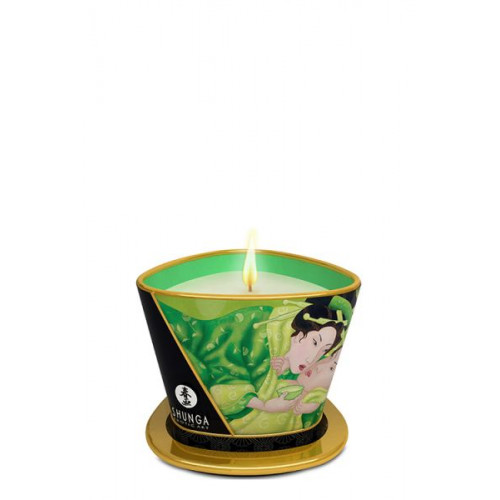 Shunga | Свеча для массажа MASSAGE CANDLE EXOTIC GREEN TEA 170 мл. Цена 999 грн Shunga | Свеча для массажа MASSAGE CANDLE EXOTIC GREEN TEA 170 мл. Цена 999 грн