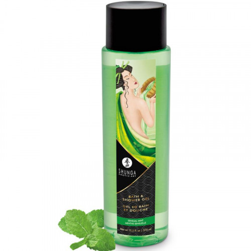Shunga | Гель для душа Shunga Shower Gel – Sensual Mint (370 мл) с растительными маслами и витамином Е. Ціна 829 грн Shunga | Гель для душа Shunga Shower Gel – Sensual Mint (370 мл) с растительными маслами и витамином Е. Ціна 829 грн