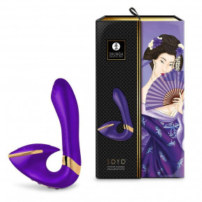 Shunga | Вибратор кролик со стимуляцией точки G, рельефный, нереалистичный, фиолетовый, 17 х 3.7 см. Ціна: 4295 грн