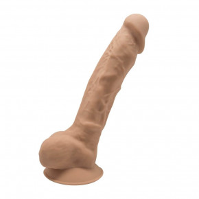 Silexd | Фаллоимитатор SilexD Tomas Caramel (MODEL 1 size 9in), двухслойный, силикон+Silexpan, диаметр 4,9см. Цена: 2 199 грн