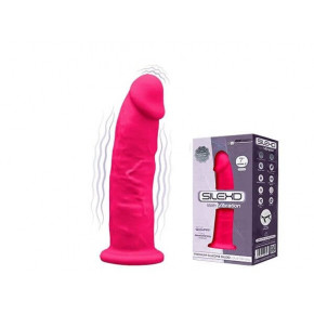 Silexd | Фаллоимитатор с вибрацией SilexD Henry Vibro Pink (MODEL 2 size 7in), двухслойный, диаметр 4,4 см. Цена: 2 389 грн