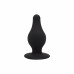 Silexd | Анальная пробка термореактивная Silexd Plug Model 2 конической формы, черная, XS. Цена 630 грн. Фото: 1