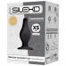 Silexd | Анальная пробка термореактивная Silexd Plug Model 2 конической формы, черная, XS. Цена 630 грн. Фото: 4