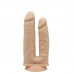Silexd | Фаллоимитатор с вибрацией SilexD Double Gusto Vibro Flesh (Model 1 size 8