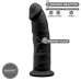 Silexd | Фаллоимитатор SilexD Oscar Black (MODEL 2 size 9in), двухслойный, силикон+Silexpan, диаметр 5,4см. Ціна 2029 грн. Фото: 1