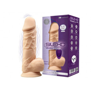Silexd | Фаллоимитатор с вибрацией SilexD Norman Vibro Flesh (Model 1 size 8,5
