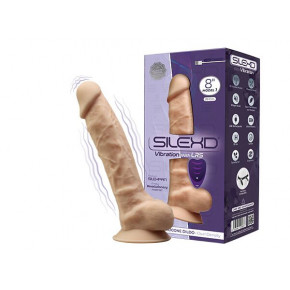 Silexd | Фаллоимитатор с вибрацией SilexD Vetus Vibro Flesh (MODEL 1 size 8in) + LRS. Ціна: 2447 грн
