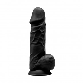 Silexd | Фаллоимитатор SilexD Norman Black (MODEL 4 size 8.5in), двухслойный, силикон+Silexpan, диаметр 5см. Ціна: 1750 грн