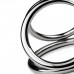 Sinner | Потрійне Ерекційне Кільце Sinner Gear Unbendable - Triad Chamber Metal Cock And Ball Ring - Large. Ціна 1070 грн. Фото: 3