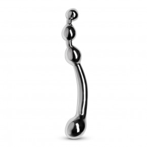 Sinner | Анально-вагинальный стимулятор Sinner Gear Unbendable - Multi-Stim Pleasure Wand Metal Anal Dildo. Цена: 3 639 грн