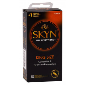 SKYN | Презервативы без латекса большого размера Manix SKYN King Size, упаковка (цена за пачку, 10 шт). Ціна: 595 грн
