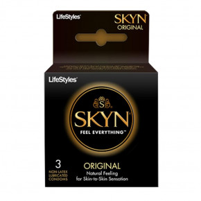 SKYN | Презервативы безлатексные SKYN Original (цена за пачку 3 шт.). Цена: 190 грн