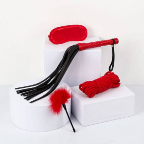sLash | Набор Passion BDSM Leather Set, RED. Цена: 1 481 грн
