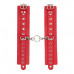 sLash | Наручники Leather Double Fix Hand Cuffs, Red. Цена 742 грн. Фото: 1