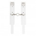 sLash | Наручники Leather Standart Hand Cuffs, White. Цена 807 грн. Фото: 1