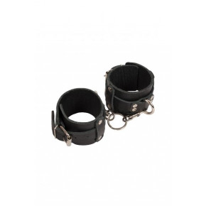 Наручники Leather Dominant Hand Cuffs, BLACK