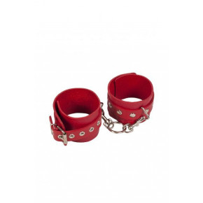 Наручники Leather Restraints Hand Cuffs, RED