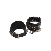 sLash | Кайдани Leather Leg Cuffs, Black. Ціна 697 грн