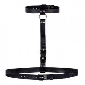 sLash | Портупея Double Ring of Humiliti, Black. Ціна: 629 грн