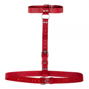 Портупея Double Ring of Humiliti, Red