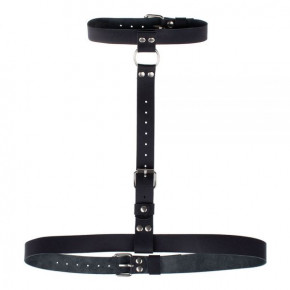 sLash | Портупея Double Ring of Humiliti Smooth, Black. Цена: 688 грн