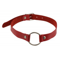 sLash | Кляп Leather O-Ring Gag, Red. Цена 308 грн