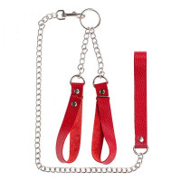 sLash | Наручники з повідцем Gentle Hold, Red. Ціна 654 грн