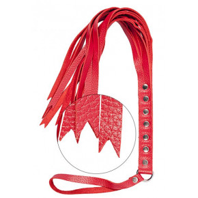 Флогер S&M Fancy Leather Floger, Red