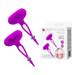 Pretty Love | Зажимы для сосков - Pretty Love Bancroft Nipple Vibrator. Цена: 1 320 грн