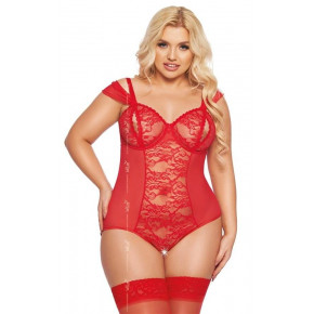 SoftLine | Боді - Dora, червоне. Ціна: 2392 грн