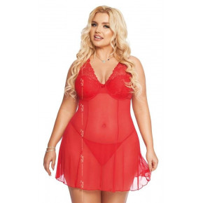 SoftLine | Пеньюар - Berta, червоний. Ціна: 2280 грн