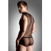 SoftLine | Комплект белья-Net set, shirt and thong, черный. Цена 1 462 грн. Фото: 1