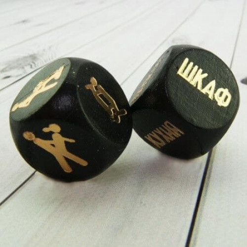 Souvenirs | Кубики семейные Камасутра Black & Gold. Цена 220 грн Souvenirs | Кубики семейные Камасутра Black & Gold. Цена 220 грн