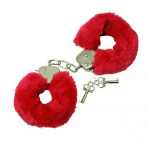 Souvenirs | Наручники с мехом Fur Love Cuffs, Red. Цена: 175 грн