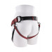 Sportsheets | Трусики для страпона Sportsheets Saffron Monte Strap On из искусственной кожи, красные. Цена 4 899 грн. Фото: 2